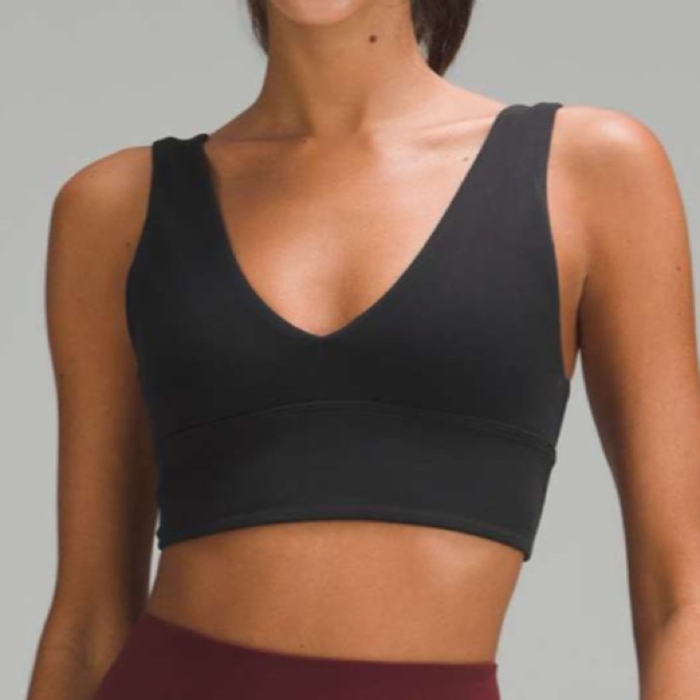 Lululemon Align V-Neck Bra BLACK DIAMOND